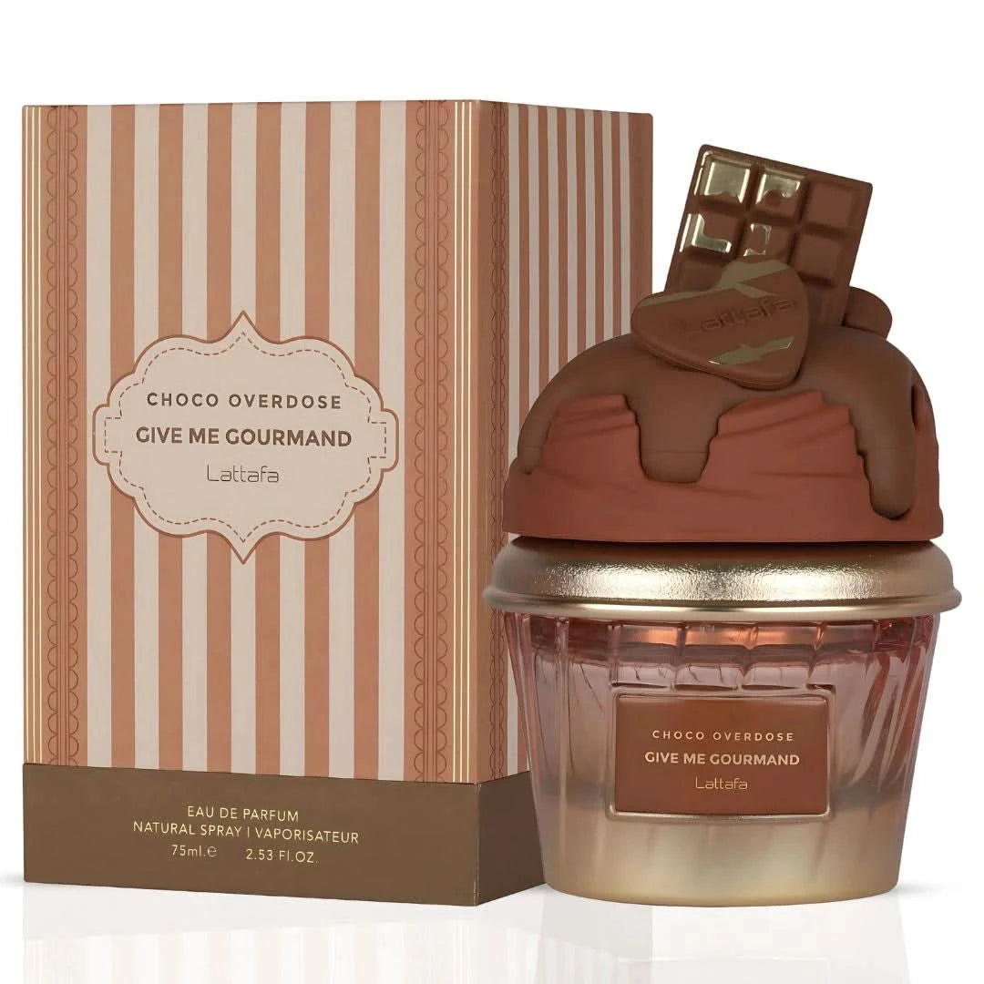 🍫 CHOCO OVERDOSE — LATTAFA | Chocolate, Cupcake y Caramelo · 75 ml