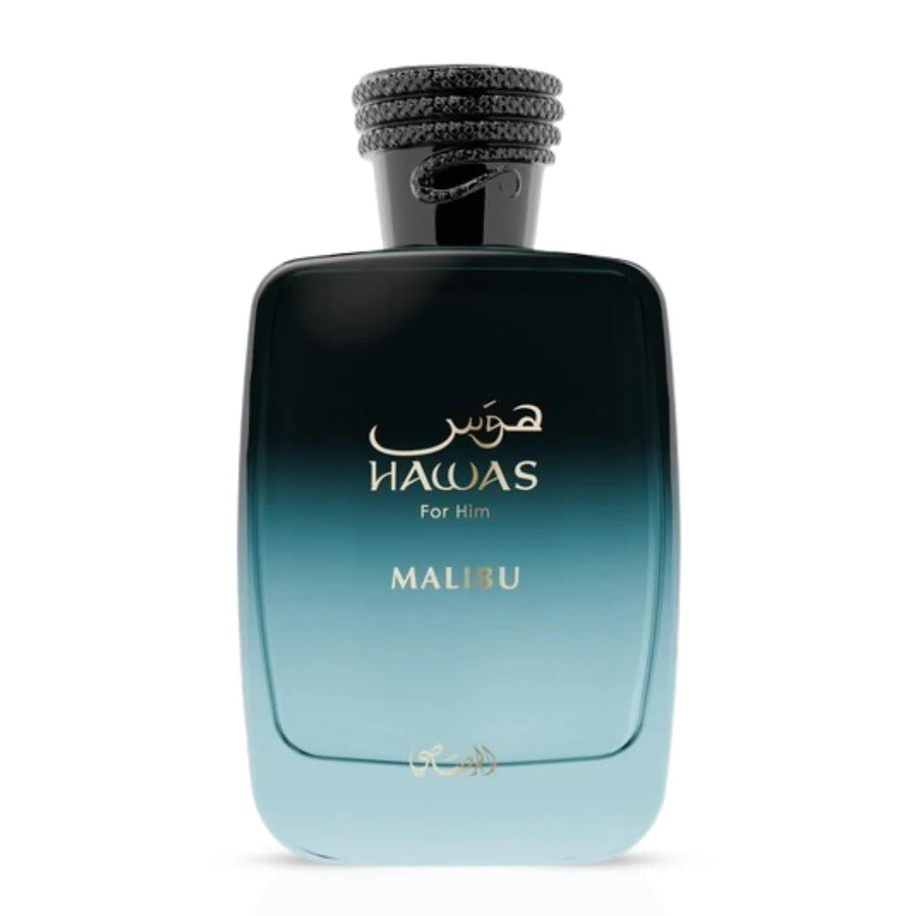 🌴 HAWAS MALIBU FOR HIM — RASASI | Piña, Cítricos y Ámbar · 100 ml