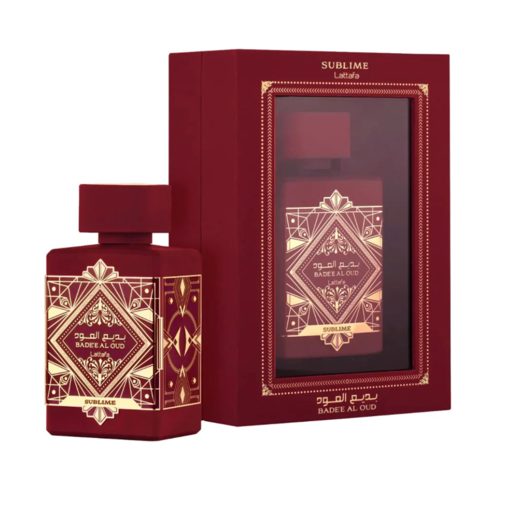 🍎 BADE’E AL OUD SUBLIME — LATTAFA | Manzana, Lichi y Vainilla · Unisex · 100 ml
