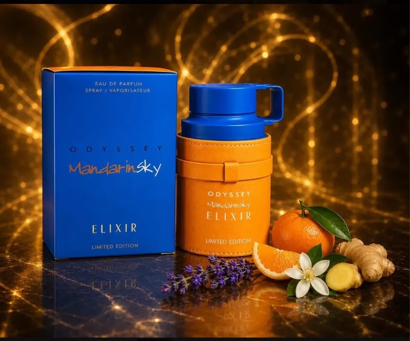 🍊 Mandarin Sky Elixir  Una fragancia fresca, cítrica y sofisticada, perfecta.