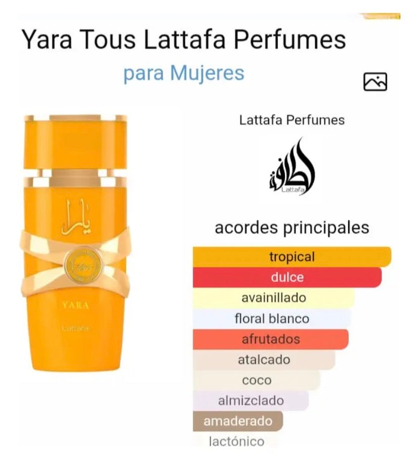 🌸 Yara Tous – Lattafa | Dulce, Floral y Femenino