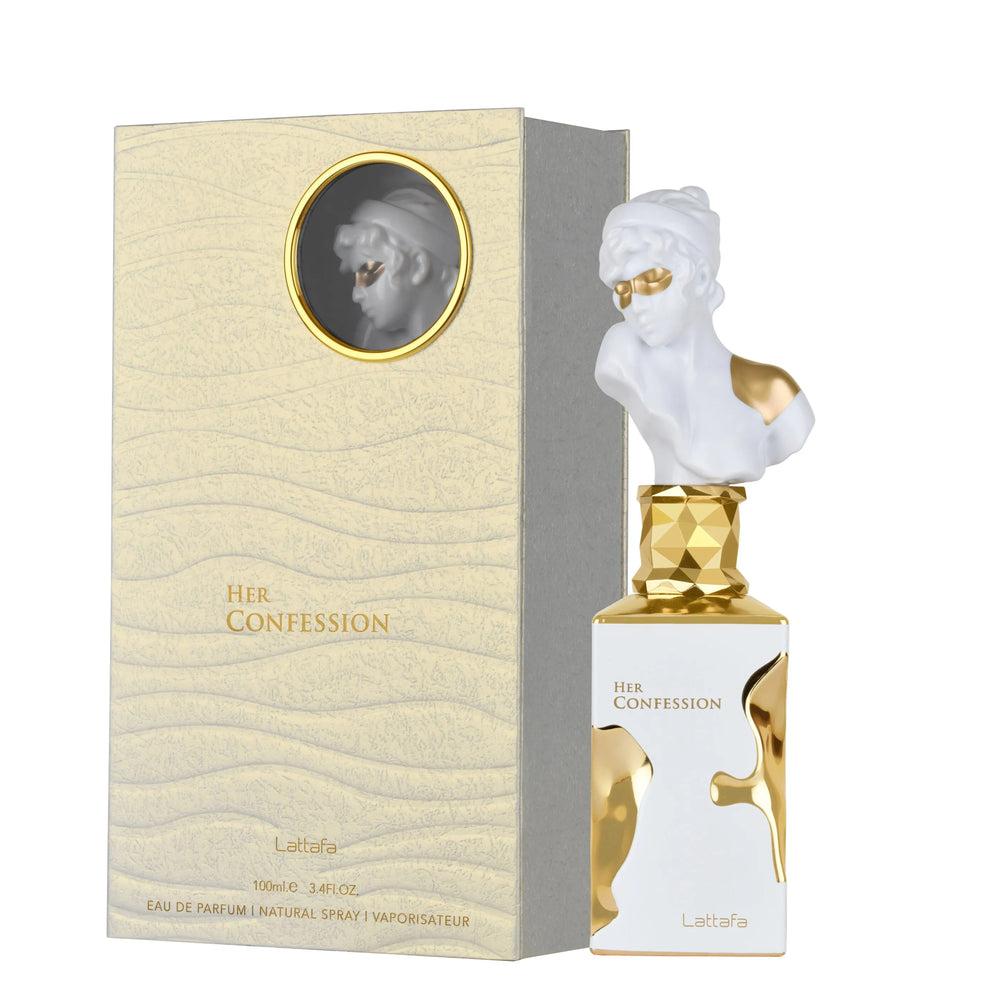🤍 Her Confession de Lattafa 100 ml | Dulce, Cremoso y Elegante ✨